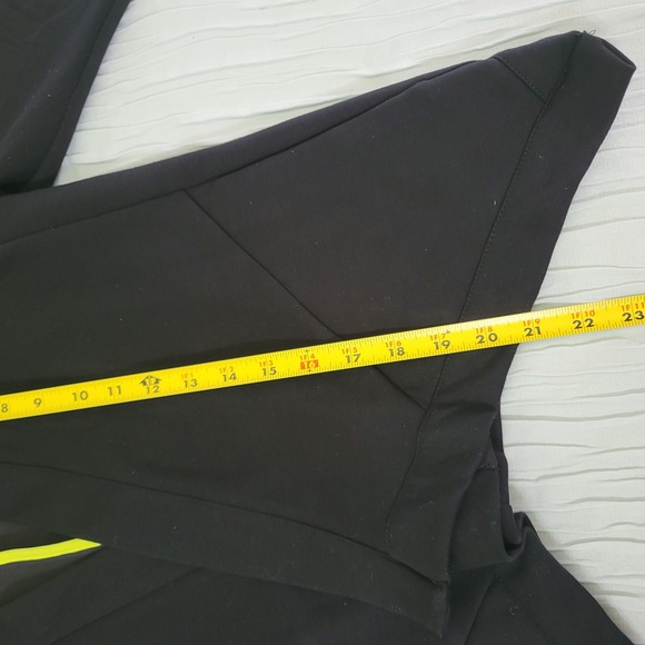 Carolina Belle Black Open Front Knit Blazer Jacket Small Modern Minimalist - Picture 10 of 10